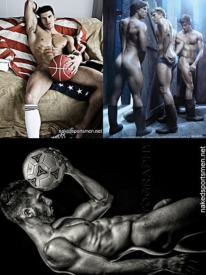 naked sportsmen