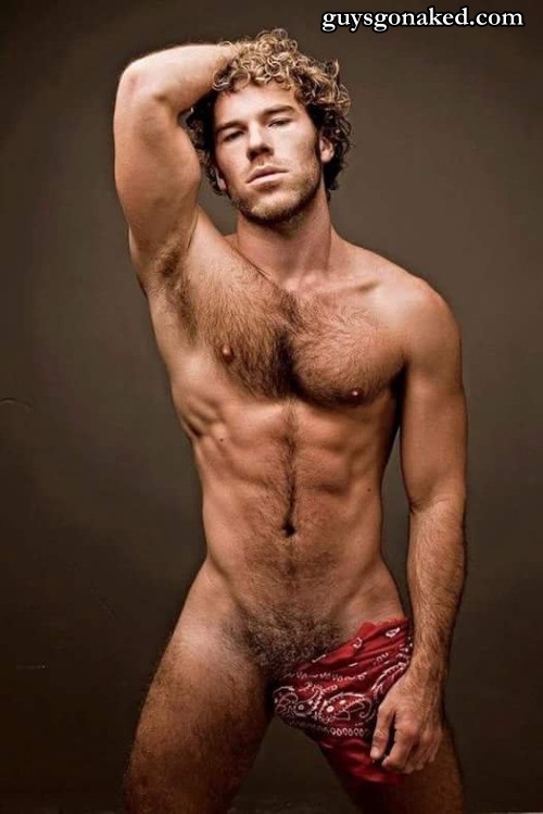 Very hairy hunk naked