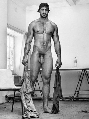 charming hunks naked