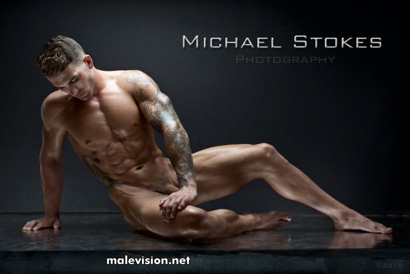 muscled man naked